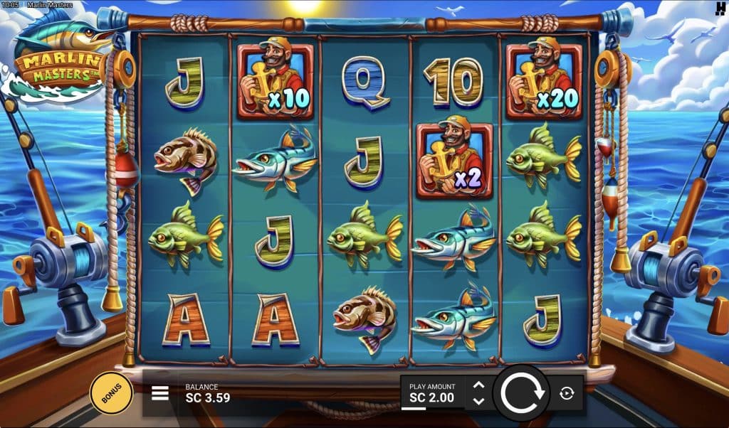 Marlin Masters Slot Screenshot
